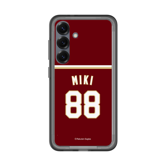 スリムプロテクションプレミアムケース［ 楽天イーグルス - #88 Miki - ビジター ］