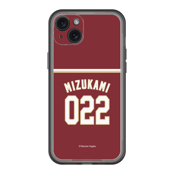 スリムプロテクションプレミアムケース［ 楽天イーグルス - #022 Mizukami - ビジター ］