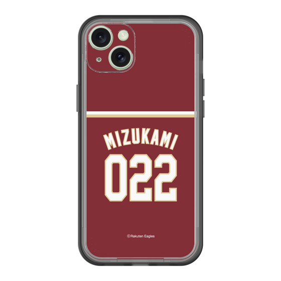 スリムプロテクションプレミアムケース［ 楽天イーグルス - #022 Mizukami - ビジター ］