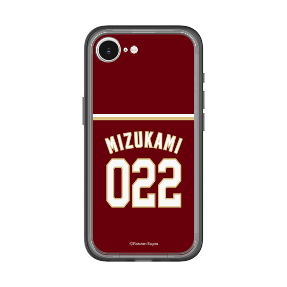 スリムプロテクションプレミアムケース［ 楽天イーグルス - #022 Mizukami - ビジター ］