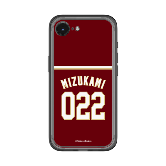 スリムプロテクションプレミアムケース［ 楽天イーグルス - #022 Mizukami - ビジター ］