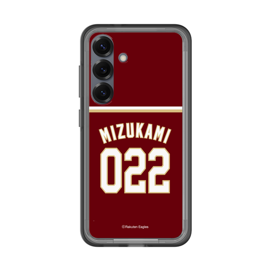 スリムプロテクションプレミアムケース［ 楽天イーグルス - #022 Mizukami - ビジター ］