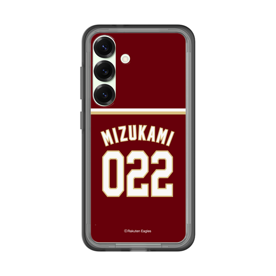 スリムプロテクションプレミアムケース［ 楽天イーグルス - #022 Mizukami - ビジター ］