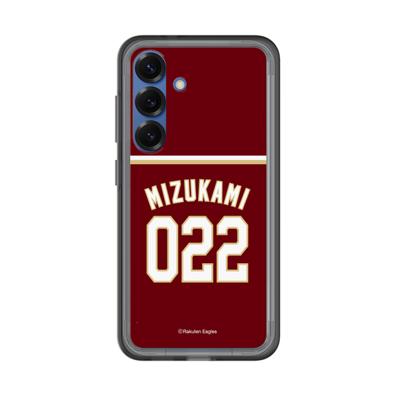 スリムプロテクションプレミアムケース［ 楽天イーグルス - #022 Mizukami - ビジター ］