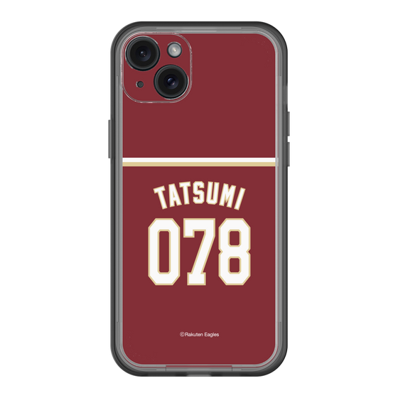 スリムプロテクションプレミアムケース［ 楽天イーグルス - #078 Tatsumi - ビジター ］