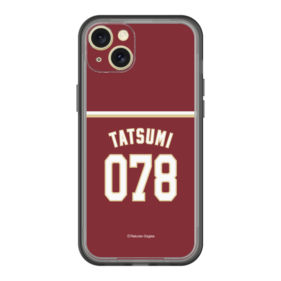 スリムプロテクションプレミアムケース［ 楽天イーグルス - #078 Tatsumi - ビジター ］