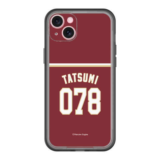 スリムプロテクションプレミアムケース［ 楽天イーグルス - #078 Tatsumi - ビジター ］