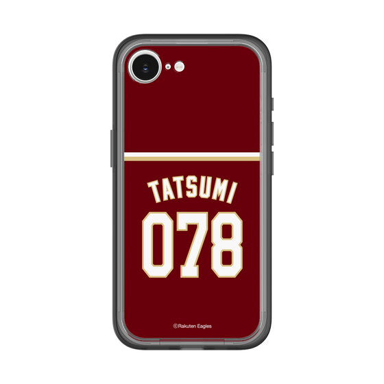 スリムプロテクションプレミアムケース［ 楽天イーグルス - #078 Tatsumi - ビジター ］