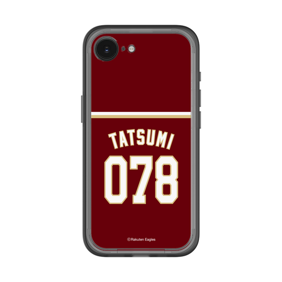 スリムプロテクションプレミアムケース［ 楽天イーグルス - #078 Tatsumi - ビジター ］