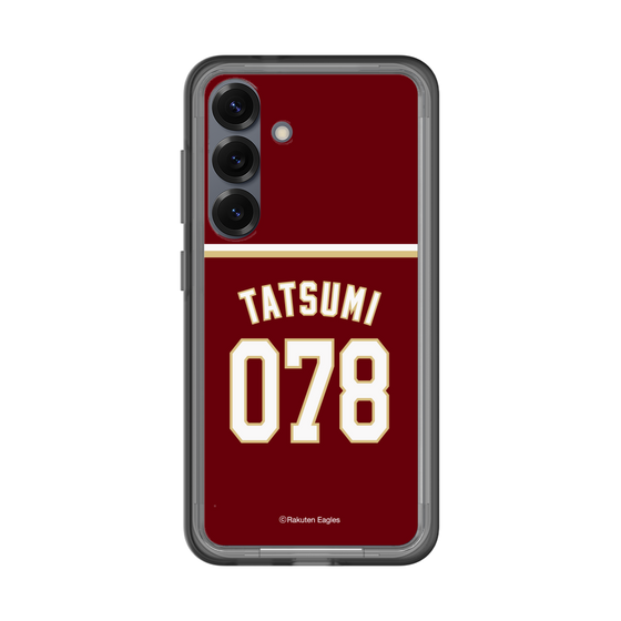 スリムプロテクションプレミアムケース［ 楽天イーグルス - #078 Tatsumi - ビジター ］