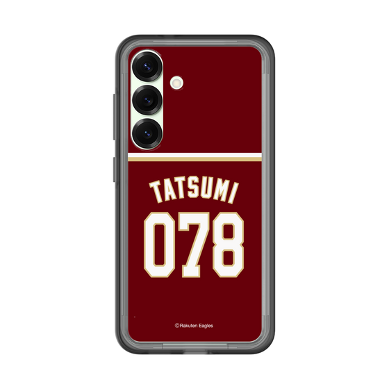 スリムプロテクションプレミアムケース［ 楽天イーグルス - #078 Tatsumi - ビジター ］