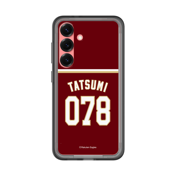 スリムプロテクションプレミアムケース［ 楽天イーグルス - #078 Tatsumi - ビジター ］