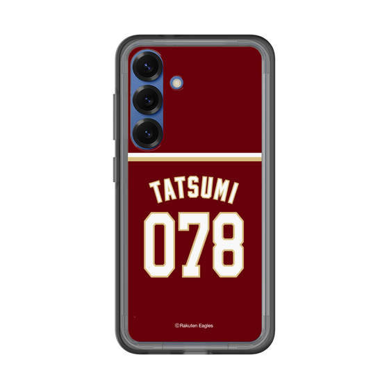 スリムプロテクションプレミアムケース［ 楽天イーグルス - #078 Tatsumi - ビジター ］