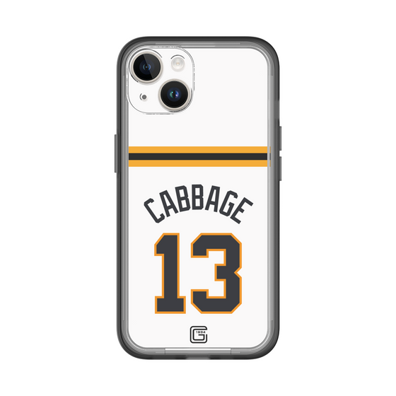 スリムプロテクションプレミアムケース［ 読売ジャイアンツ - #13 CABBAGE - ホーム ］
