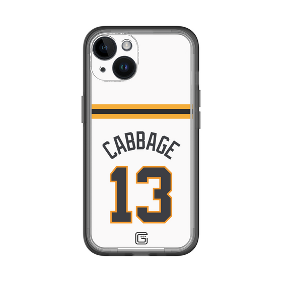 スリムプロテクションプレミアムケース［ 読売ジャイアンツ - #13 CABBAGE - ホーム ］