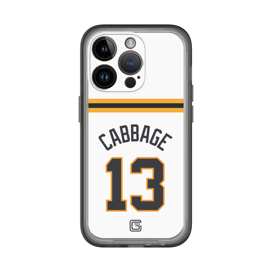 スリムプロテクションプレミアムケース［ 読売ジャイアンツ - #13 CABBAGE - ホーム ］