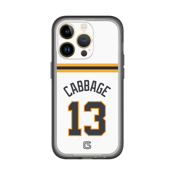 スリムプロテクションプレミアムケース［ 読売ジャイアンツ - #13 CABBAGE - ホーム ］