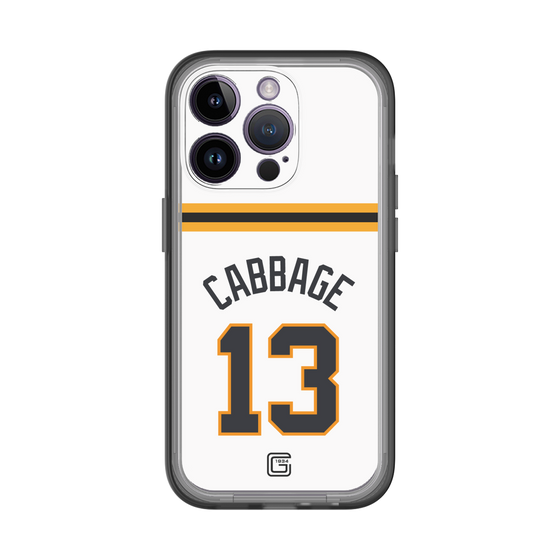 スリムプロテクションプレミアムケース［ 読売ジャイアンツ - #13 CABBAGE - ホーム ］