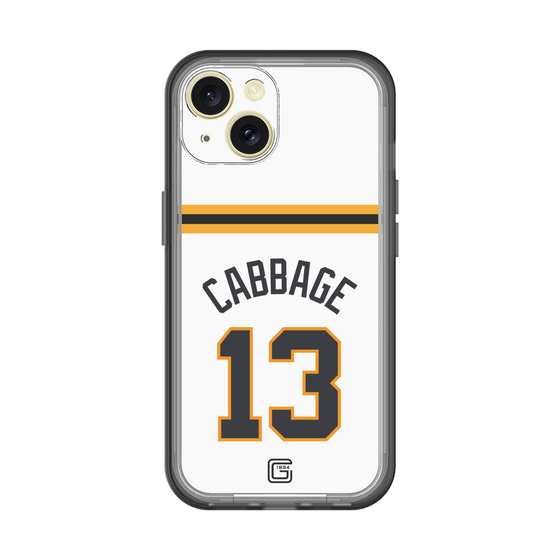 スリムプロテクションプレミアムケース［ 読売ジャイアンツ - #13 CABBAGE - ホーム ］