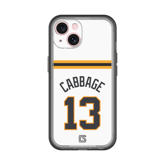 スリムプロテクションプレミアムケース［ 読売ジャイアンツ - #13 CABBAGE - ホーム ］