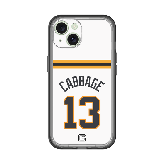 スリムプロテクションプレミアムケース［ 読売ジャイアンツ - #13 CABBAGE - ホーム ］