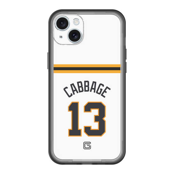 スリムプロテクションプレミアムケース［ 読売ジャイアンツ - #13 CABBAGE - ホーム ］