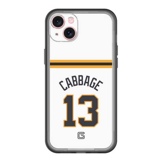 スリムプロテクションプレミアムケース［ 読売ジャイアンツ - #13 CABBAGE - ホーム ］