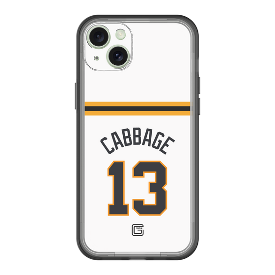 スリムプロテクションプレミアムケース［ 読売ジャイアンツ - #13 CABBAGE - ホーム ］