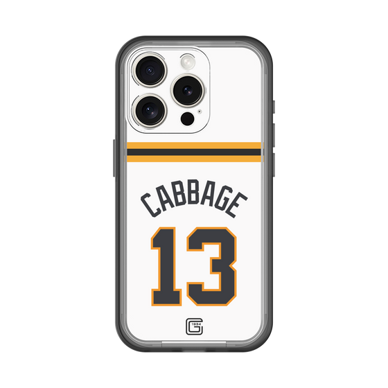 スリムプロテクションプレミアムケース［ 読売ジャイアンツ - #13 CABBAGE - ホーム ］