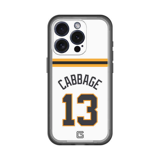 スリムプロテクションプレミアムケース［ 読売ジャイアンツ - #13 CABBAGE - ホーム ］