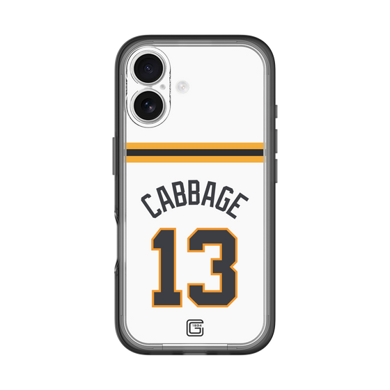 スリムプロテクションプレミアムケース［ 読売ジャイアンツ - #13 CABBAGE - ホーム ］