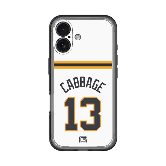 スリムプロテクションプレミアムケース［ 読売ジャイアンツ - #13 CABBAGE - ホーム ］