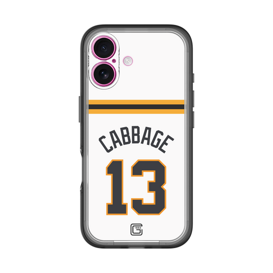 スリムプロテクションプレミアムケース［ 読売ジャイアンツ - #13 CABBAGE - ホーム ］
