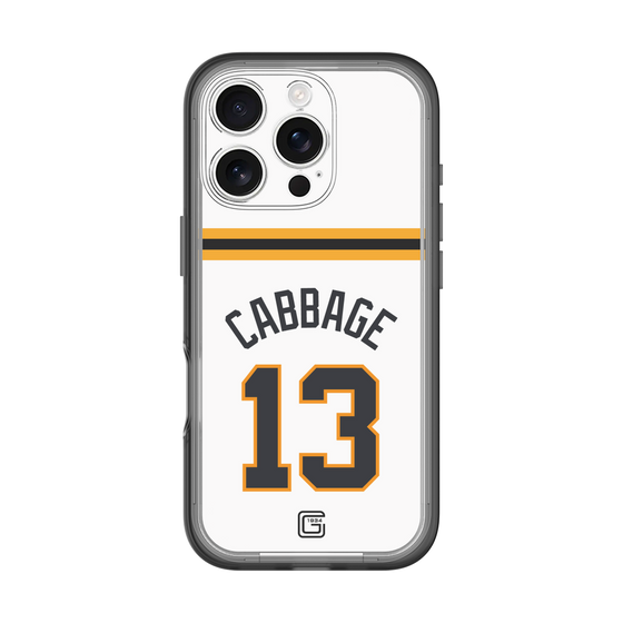 スリムプロテクションプレミアムケース［ 読売ジャイアンツ - #13 CABBAGE - ホーム ］