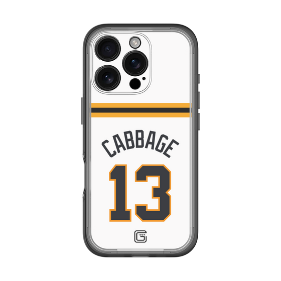 スリムプロテクションプレミアムケース［ 読売ジャイアンツ - #13 CABBAGE - ホーム ］