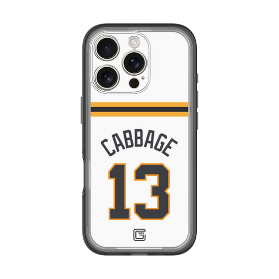 スリムプロテクションプレミアムケース［ 読売ジャイアンツ - #13 CABBAGE - ホーム ］