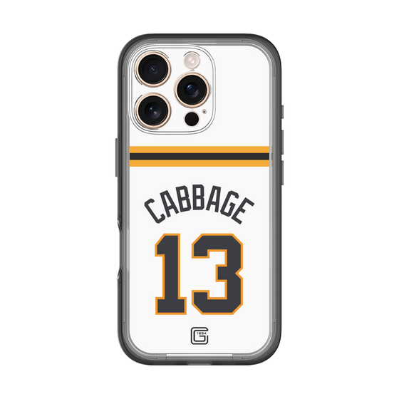スリムプロテクションプレミアムケース［ 読売ジャイアンツ - #13 CABBAGE - ホーム ］