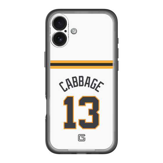 スリムプロテクションプレミアムケース［ 読売ジャイアンツ - #13 CABBAGE - ホーム ］