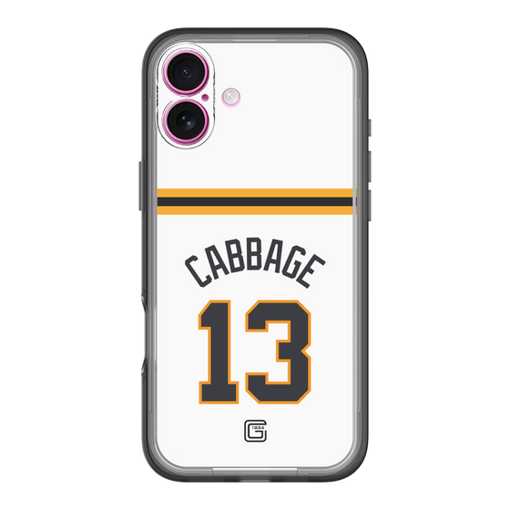 スリムプロテクションプレミアムケース［ 読売ジャイアンツ - #13 CABBAGE - ホーム ］
