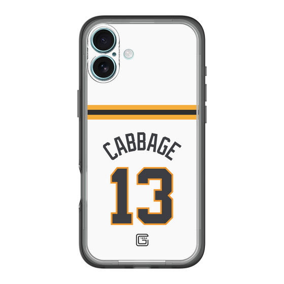 スリムプロテクションプレミアムケース［ 読売ジャイアンツ - #13 CABBAGE - ホーム ］