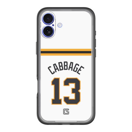 スリムプロテクションプレミアムケース［ 読売ジャイアンツ - #13 CABBAGE - ホーム ］
