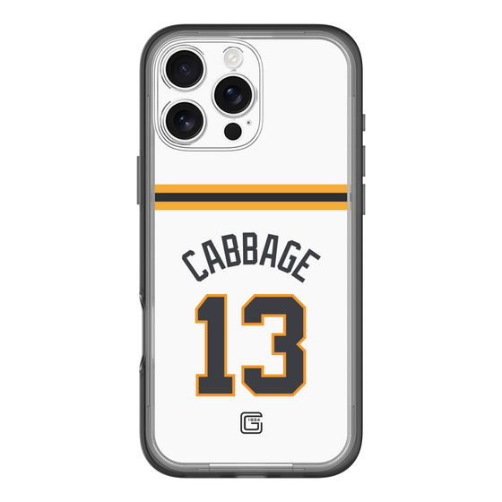 スリムプロテクションプレミアムケース［ 読売ジャイアンツ - #13 CABBAGE - ホーム ］