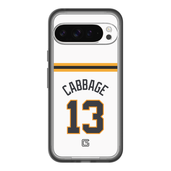 スリムプロテクションプレミアムケース［ 読売ジャイアンツ - #13 CABBAGE - ホーム ］