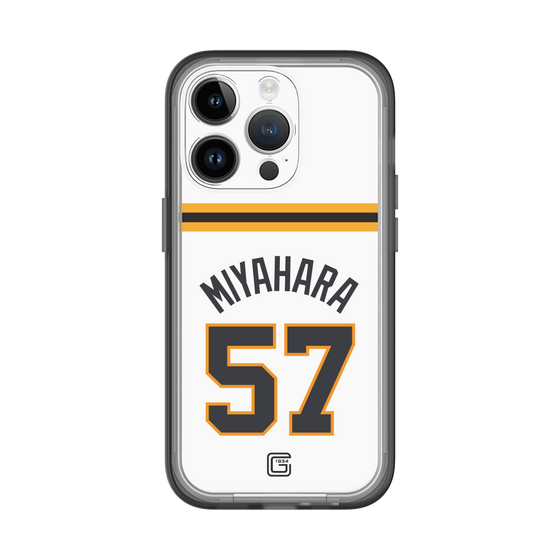 スリムプロテクションプレミアムケース［ 読売ジャイアンツ - #57 MIYAHARA - ホーム ］