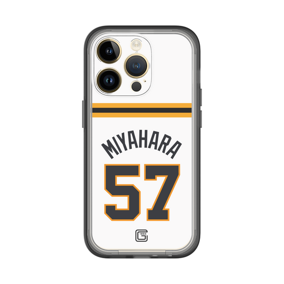 スリムプロテクションプレミアムケース［ 読売ジャイアンツ - #57 MIYAHARA - ホーム ］