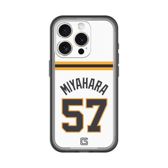 スリムプロテクションプレミアムケース［ 読売ジャイアンツ - #57 MIYAHARA - ホーム ］