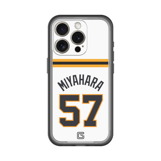 スリムプロテクションプレミアムケース［ 読売ジャイアンツ - #57 MIYAHARA - ホーム ］