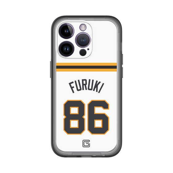 スリムプロテクションプレミアムケース［ 読売ジャイアンツ - #86 FURUKI - ホーム ］