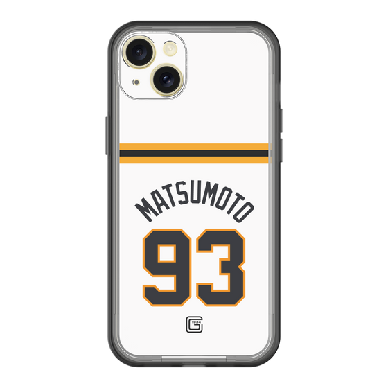 スリムプロテクションプレミアムケース［ 読売ジャイアンツ - #93 MATSUMOTO - ホーム ］