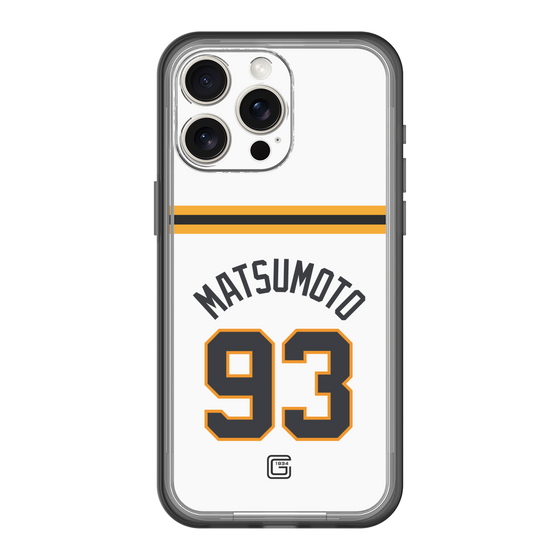 スリムプロテクションプレミアムケース［ 読売ジャイアンツ - #93 MATSUMOTO - ホーム ］